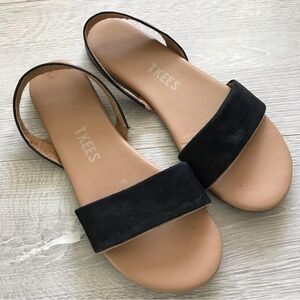 TKEES Charlie Suede Leather Sandals